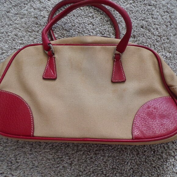 Prada Vintage Y2k mini canvas bag - Picture 2 of 10